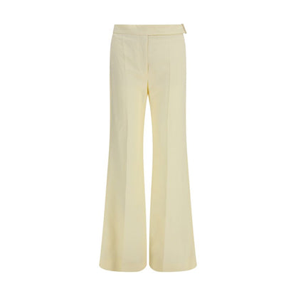 Trousers by Max Mara for women in viscose bicolour features a artisanal silhouette, showcasing a sophisticated flared & regular-fit with a long and for a artisanal finish.
