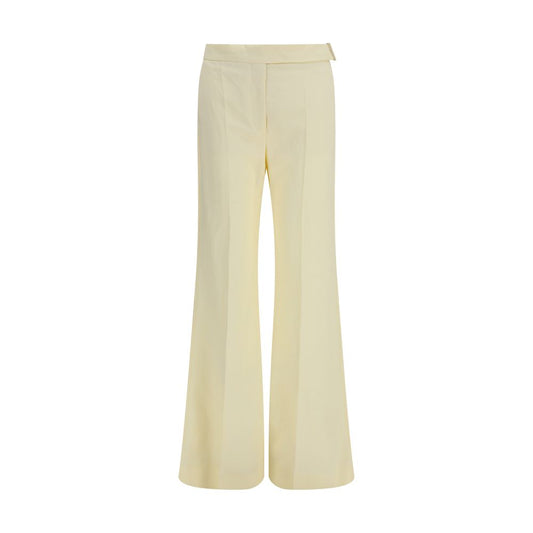 Trousers by Max Mara for women in viscose bicolour features a artisanal silhouette, showcasing a sophisticated flared & regular-fit with a long and for a artisanal finish.