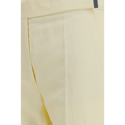 Trousers by Max Mara for women in viscose bicolour features an sartorial silhouette, showcasing a precise flared & regular-fit and long with a sartorial for a refined look.