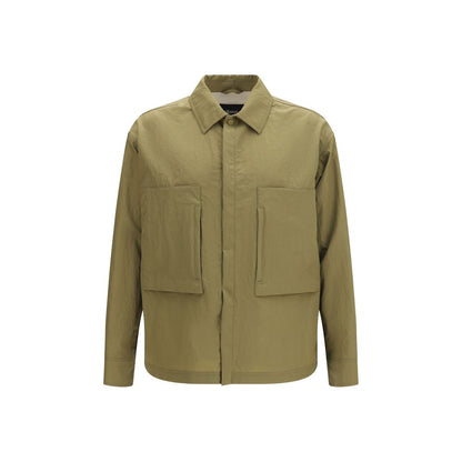 Overcoat by LAMINAR for men in polyamide bicolour features a cosy chic silhouette, artfully detailed with a sophisticated and premium pockets for a cosy chic finish.