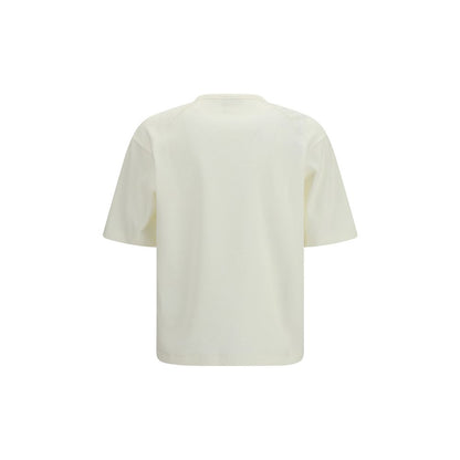 T-Shirt by LAMINAR for men in cotton polyester white features an edgy silhouette, meticulously detailed with a sophisticated and crew neckline for a truly edgy finish.