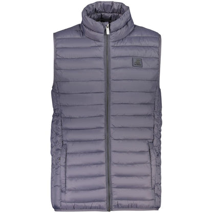 Vest by U.S. Grand Polo for men in polyamide polyester & cotton beige, blue & print features an on trend silhouette, showcasing a sophisticated and premium pockets for a truly on trend finish.