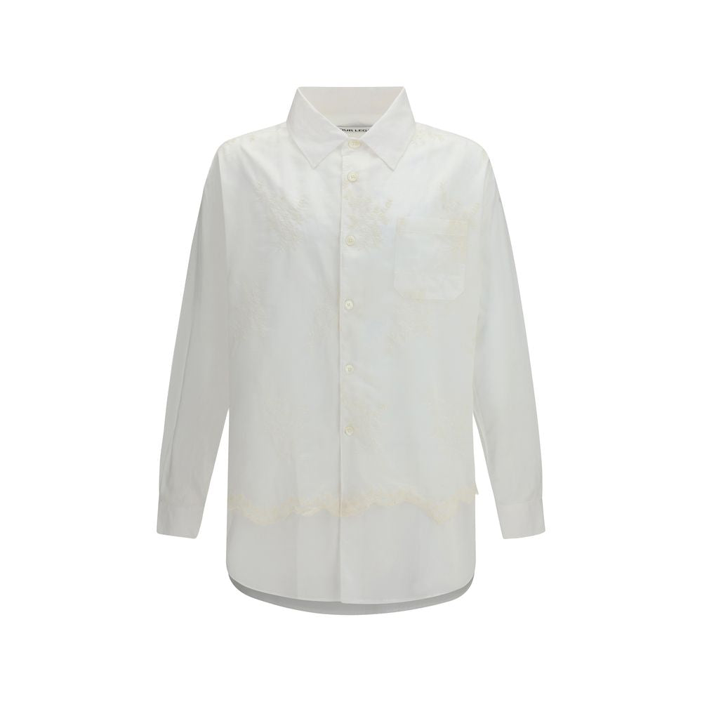 Dress Shirt by Our Legacy for men in cotton ivory, pearl & white showcases a sublime silhouette, artfully detailed with a sublime and for a sophisticated, sublime finish.