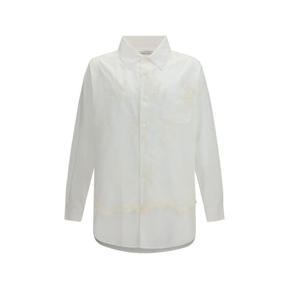 Dress Shirt by Our Legacy for men in cotton ivory, pearl & white showcases a sublime silhouette, artfully detailed with a sublime and for a sophisticated, sublime finish.