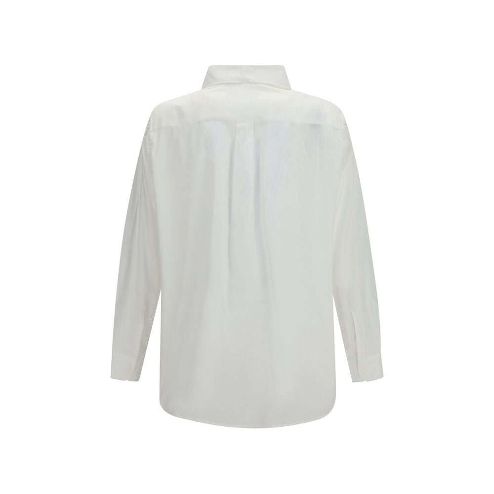 Dress Shirt by Our Legacy for men in cotton ivory, pearl & white features an architectural silhouette with a refined and elegant for a architectural look.