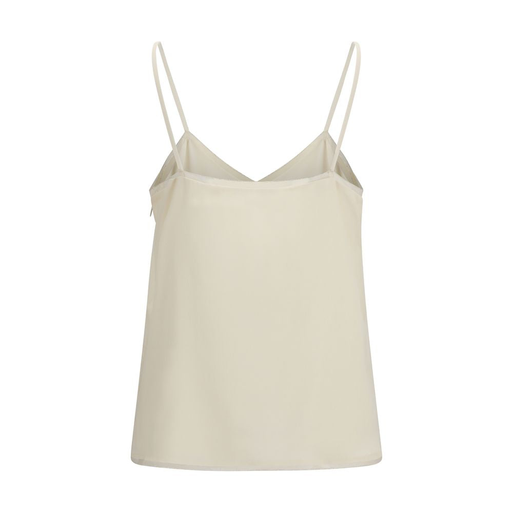 Blouse by Fabiana Filippi for women in silk acetate beige & natural showcases a sublime silhouette, artfully detailed with a sublime and for a sophisticated, sublime finish.