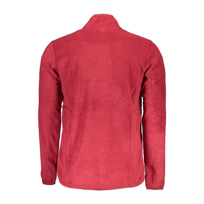 Sweatshirt by Gianmarco Venturi for men in polyester red presents a smart casual silhouette, featuring a smart casual and for a sophisticated look.