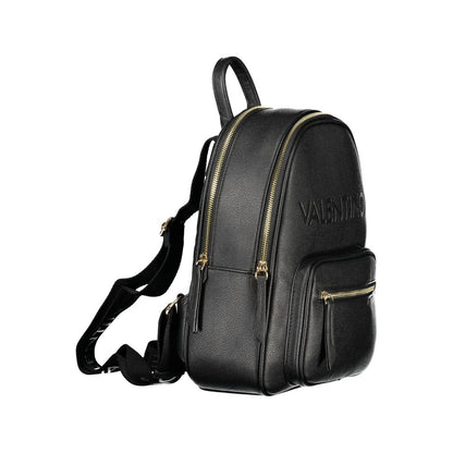 Backpack by Mario Valentino for women in polyethylene black & print presents a stately Polyethylene Backpack design, showcasing a secure zipper with ample built-in-compartments, external-pockets & internal-pockets and versatile handle, backpack-strap & adjustable-strap for a stately finish.