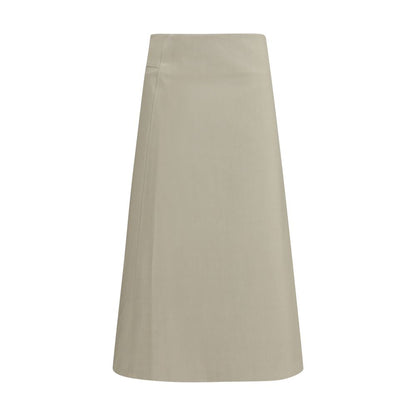 Skirt by RIER for women in cotton bicolour showcases a dramatic silhouette, artfully capturing the essence of the Women's Wrap Cotton Skirt in a dramatic cut for a refined look.