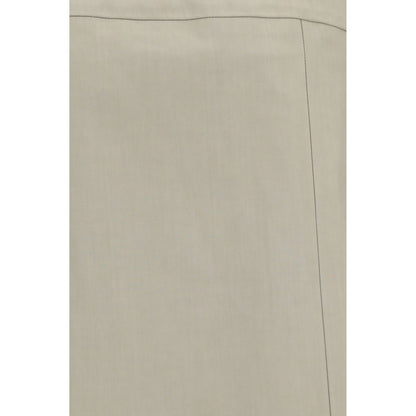 Skirt by RIER for women in cotton bicolour features an tailored silhouette, artfully capturing the essence of Women's Wrap Cotton Skirt in a sophisticated .