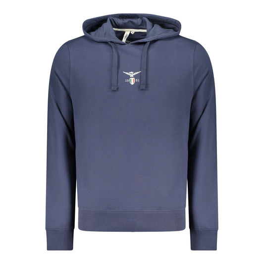 Sweatshirt by Accademia Militare for men in cotton blue features an exquisite silhouette, showcasing and details for a exquisite look.