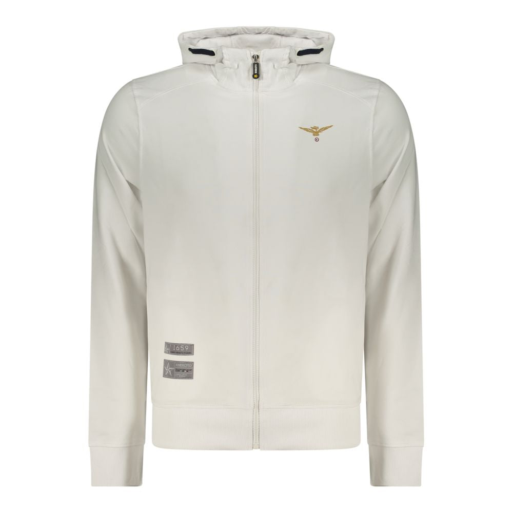 Sweatshirt by Accademia Militare for men in cotton white features an enviable silhouette, showcasing a premium and refined for a truly enviable finish.