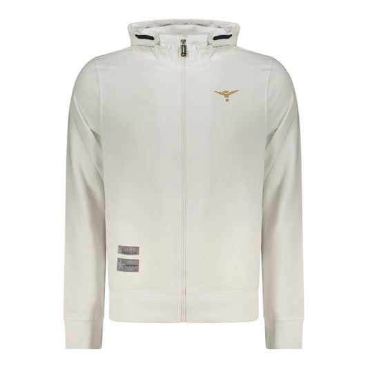 Sweatshirt by Accademia Militare for men in cotton white features an enviable silhouette, showcasing a premium and refined for a truly enviable finish.