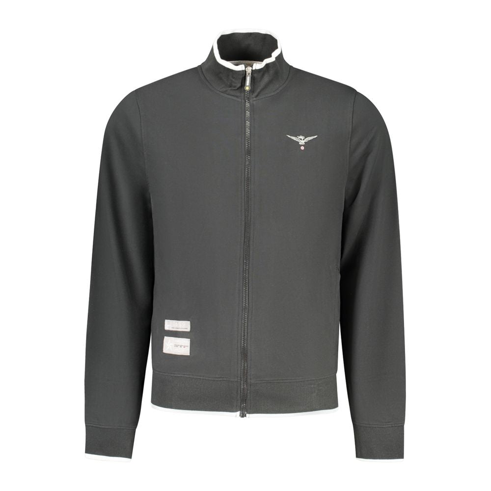 Sweatshirt by Accademia Militare for men in cotton black features an magnificent silhouette, showcasing a sophisticated and detail for a truly magnificent finish.