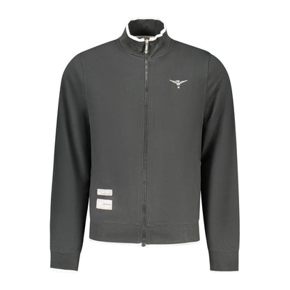 Sweatshirt by Accademia Militare for men in cotton black features an magnificent silhouette, showcasing a sophisticated and detail for a truly magnificent finish.