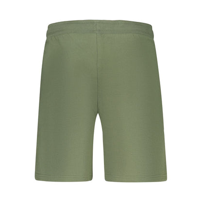 Shorts by Accademia Militare for men in cotton green showcases a contemporary silhouette, offering a contemporary and short with a sophisticated for a refined look.