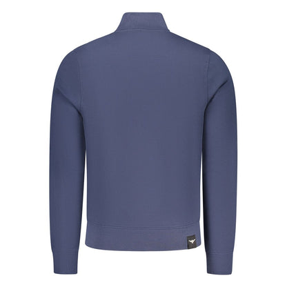 Sweatshirt by Accademia Militare for men in cotton blue features a unrivaled silhouette with a refined and unrivaled detailing for a sophisticated look.