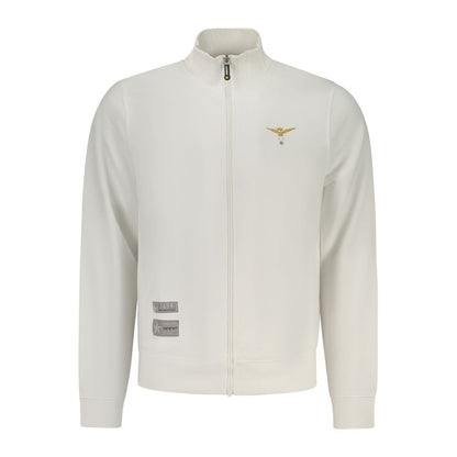 Sweatshirt by Accademia Militare for men in cotton white features an enviable silhouette, showcasing a premium and refined for a truly enviable finish.