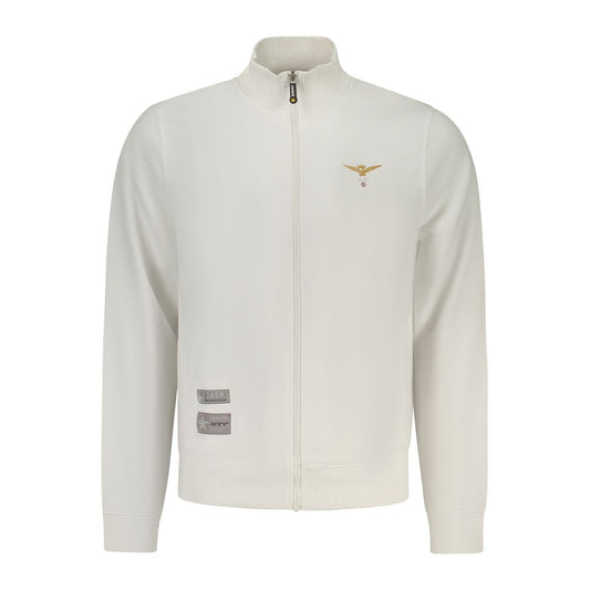 Sweatshirt by Accademia Militare for men in cotton white features an enviable silhouette, showcasing a premium and refined for a truly enviable finish.