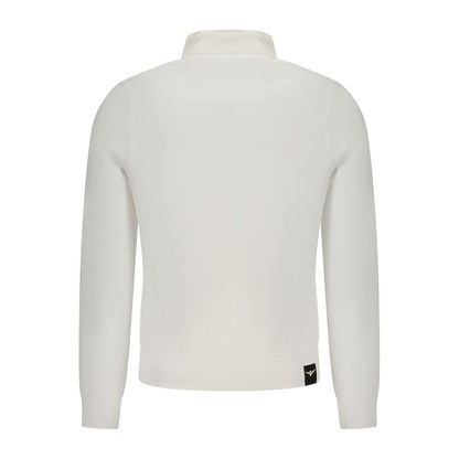 Sweatshirt by Accademia Militare for men in cotton white presents a smart casual silhouette, featuring a smart casual and for a sophisticated look.