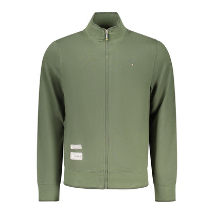 Sweatshirt by Accademia Militare for men in cotton green showcases a slouchy chic silhouette, artfully detailed with a slouchy chic and for a slouchy chic finish.