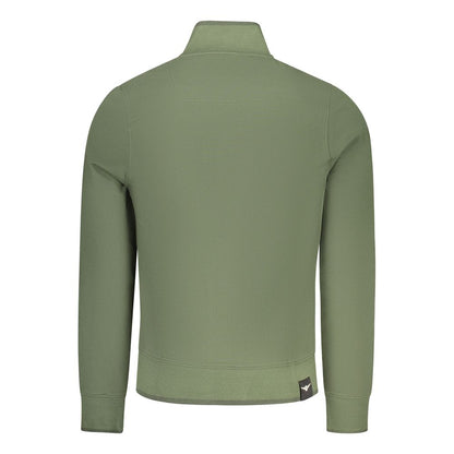 Sweatshirt by Accademia Militare for men in cotton green features an provocated silhouette, detailed with a provocated and a refined for a sophisticated aesthetic.