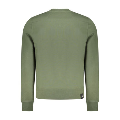 Sweatshirt by Accademia Militare for men in cotton green features an enviable silhouette, showcasing a premium and refined for a truly enviable finish.
