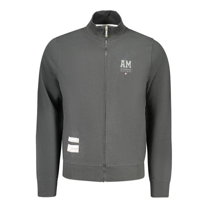 Sweatshirt by Accademia Militare for men in cotton black features an provocated silhouette, detailed with a provocated and a refined for a sophisticated aesthetic.