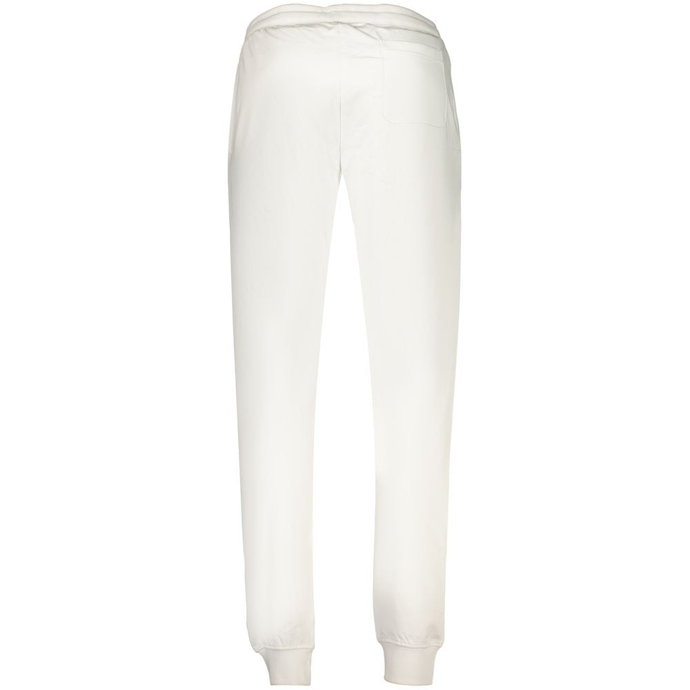 Jogger Sweatpants by Accademia Militare for men in cotton white features an dynamic with long, , and functional for an dynamic silhouette.