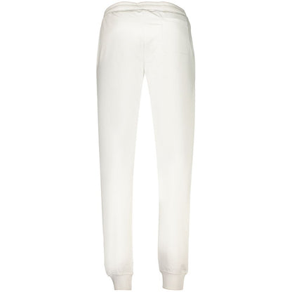 Jogger Sweatpants by Accademia Militare for men in cotton white features an dynamic with long, , and functional for an dynamic silhouette.