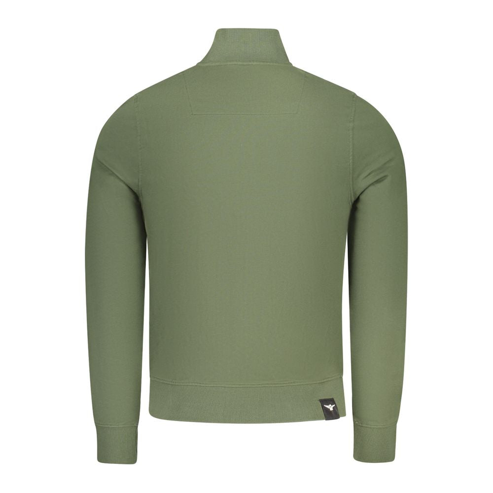 Sweatshirt by Accademia Militare for men in cotton green features a unrivaled silhouette with a refined and unrivaled detailing for a sophisticated look.