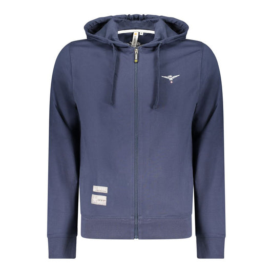 Sweatshirt by Accademia Militare for men in cotton blue features a unrivaled silhouette with a refined and unrivaled detailing for a sophisticated look.