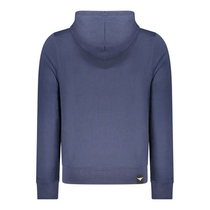 Sweatshirt by Accademia Militare for men in cotton blue showcases a slouchy chic silhouette, artfully detailed with a slouchy chic and for a slouchy chic finish.