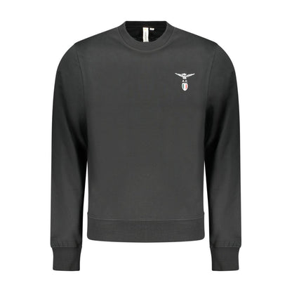Sweatshirt by Accademia Militare for men in cotton black features an exquisite silhouette, showcasing and details for a exquisite look.