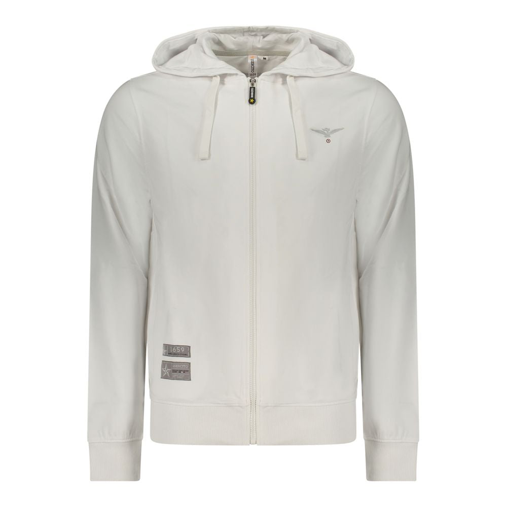 Sweatshirt by Accademia Militare for men in cotton white features an provocated silhouette, detailed with a provocated and a refined for a sophisticated aesthetic.