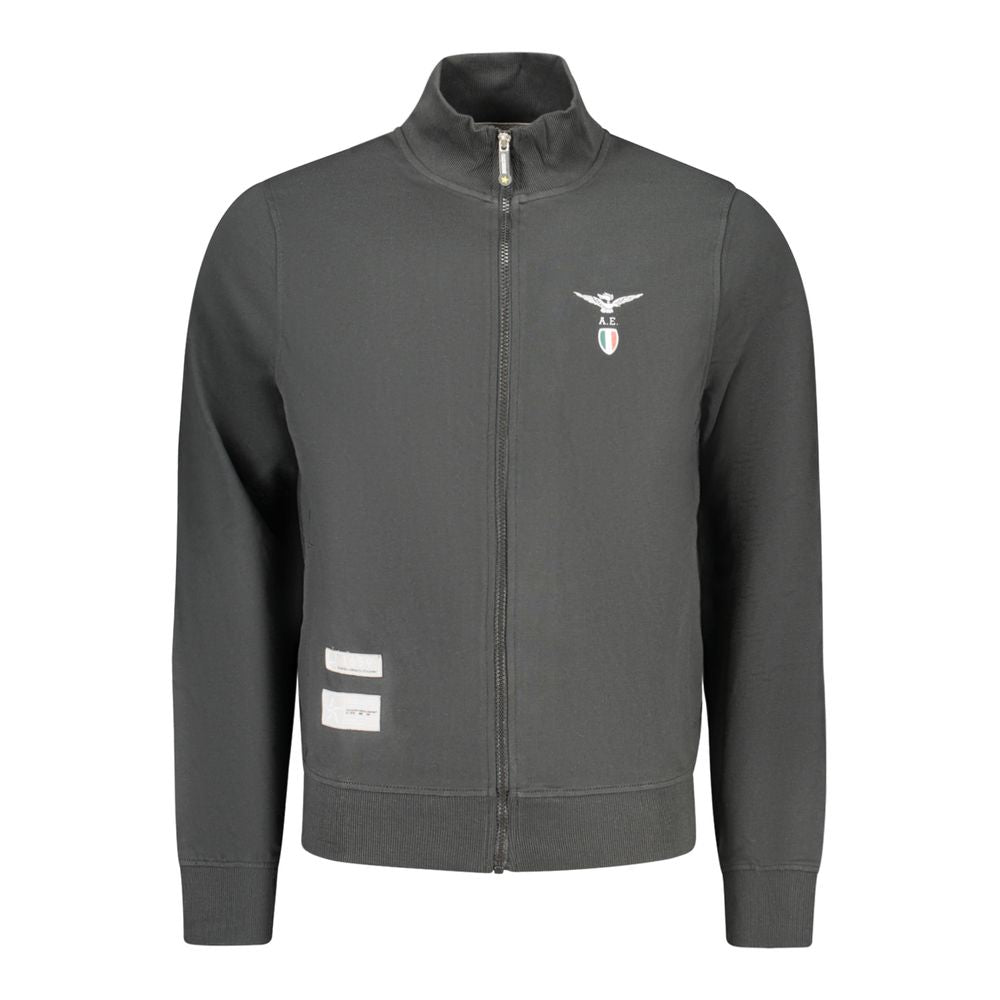 Sweatshirt by Accademia Militare for men in cotton black features a unrivaled silhouette with a refined and unrivaled detailing for a sophisticated look.