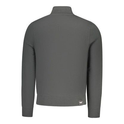Sweatshirt by Accademia Militare for men in cotton black features an enviable silhouette, showcasing a premium and refined for a truly enviable finish.