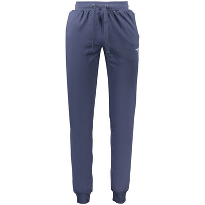 Jogger Sweatpants by Accademia Militare for men in cotton blue features an sporty relaxed-fit with a and long, showcasing sporty .