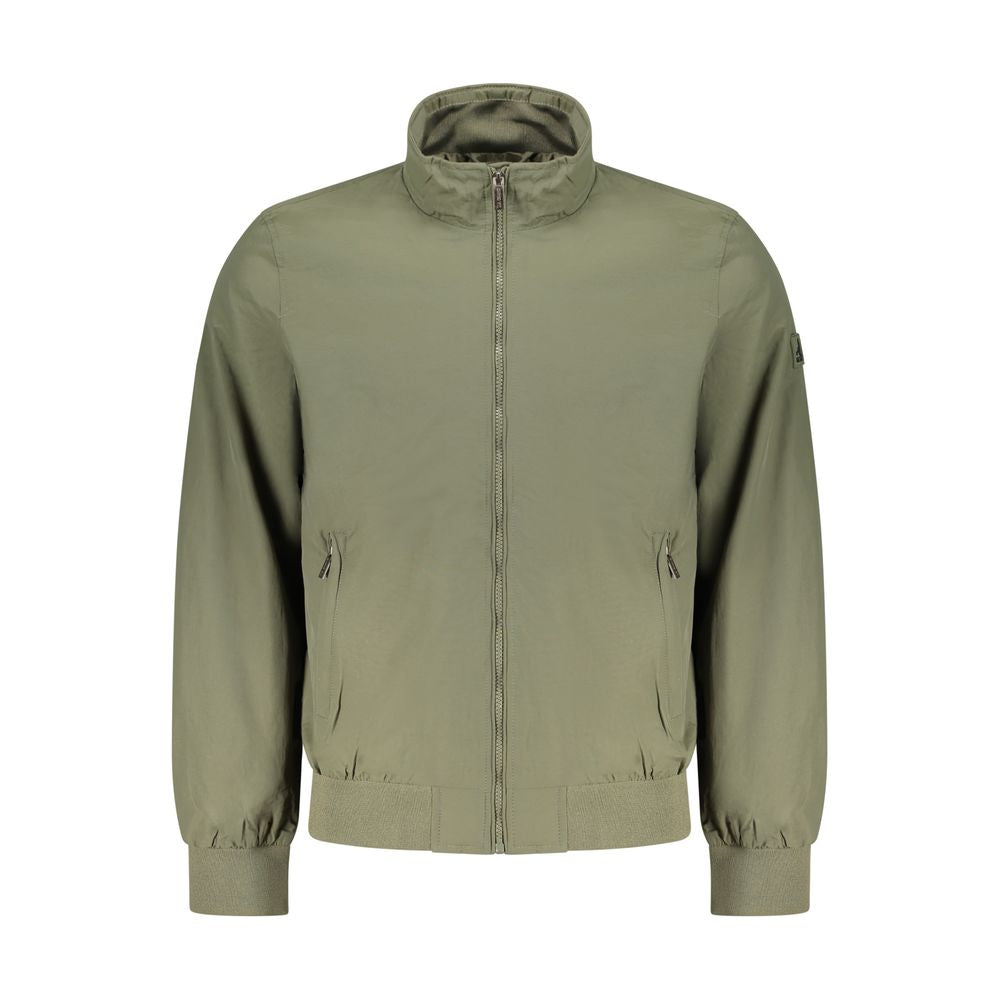 Bomber Jacket by U.S. Grand Polo for men in polyamide & polyester green & print presents a effortlessly chic silhouette, showcasing a sophisticated and premium lightweight & pockets for a truly effortlessly chic finish.