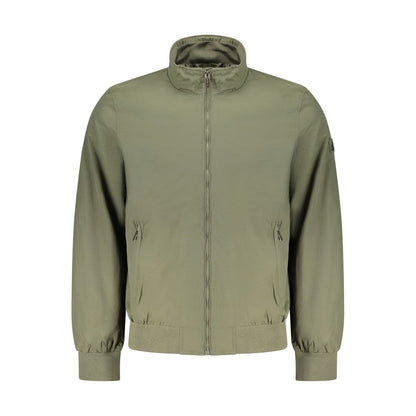 Bomber Jacket by U.S. Grand Polo for men in polyamide & polyester green & print presents a effortlessly chic silhouette, showcasing a sophisticated and premium lightweight & pockets for a truly effortlessly chic finish.
