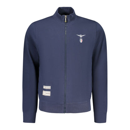 Sweatshirt by Accademia Militare for men in cotton blue & white features an magnificent silhouette, showcasing a sophisticated and detail for a truly magnificent finish.
