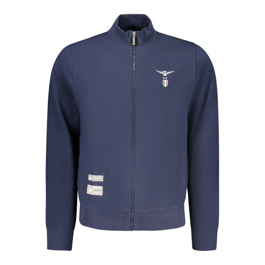 Sweatshirt by Accademia Militare for men in cotton blue & white features an magnificent silhouette, showcasing a sophisticated and detail for a truly magnificent finish.