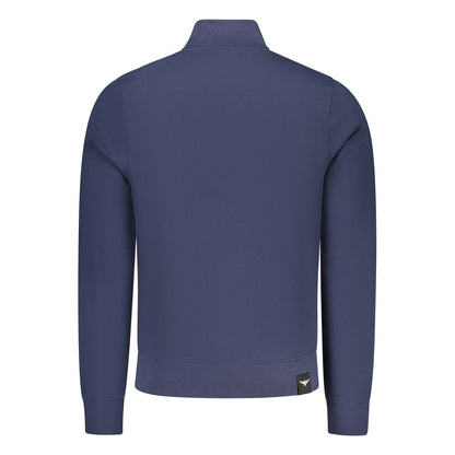 Sweatshirt by Accademia Militare for men in cotton blue & white features an provocated silhouette, detailed with a provocated and a refined for a sophisticated aesthetic.