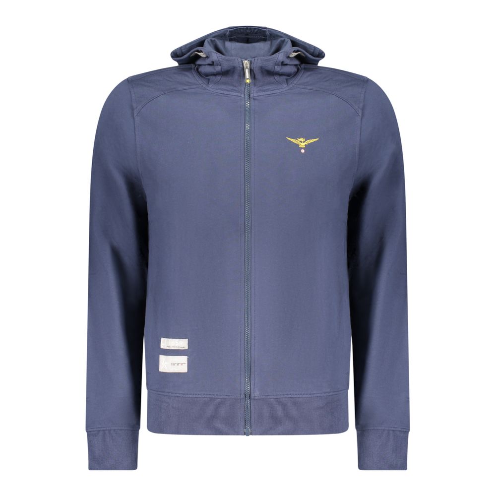 Sweatshirt by Accademia Militare for men in cotton blue features an exquisite silhouette, showcasing and details for a exquisite look.
