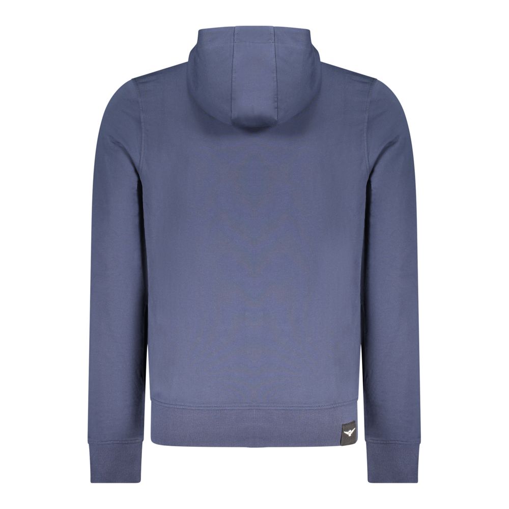Sweatshirt by Accademia Militare for men in cotton blue features a unrivaled silhouette with a refined and unrivaled detailing for a sophisticated look.
