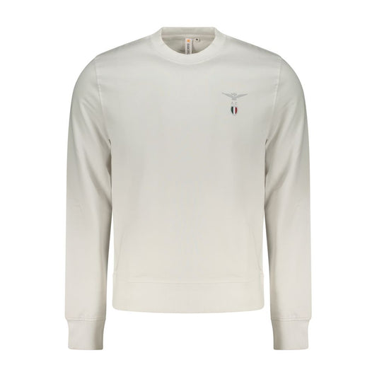 Sweatshirt by Accademia Militare for men in cotton white features an enviable silhouette, showcasing a premium and refined for a truly enviable finish.