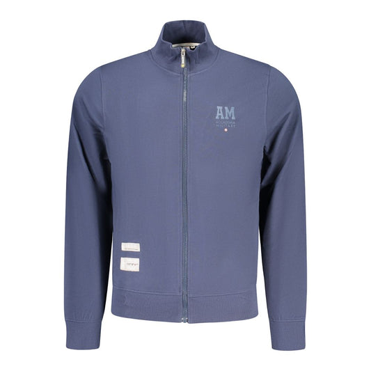 Sweatshirt by Accademia Militare for men in cotton blue features an enviable silhouette, showcasing a premium and refined for a truly enviable finish.