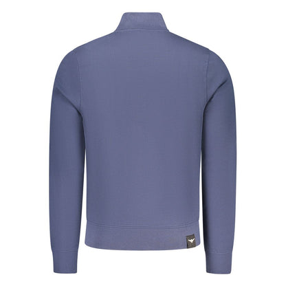 Sweatshirt by Accademia Militare for men in cotton blue showcases a slouchy chic silhouette, artfully detailed with a slouchy chic and for a slouchy chic finish.