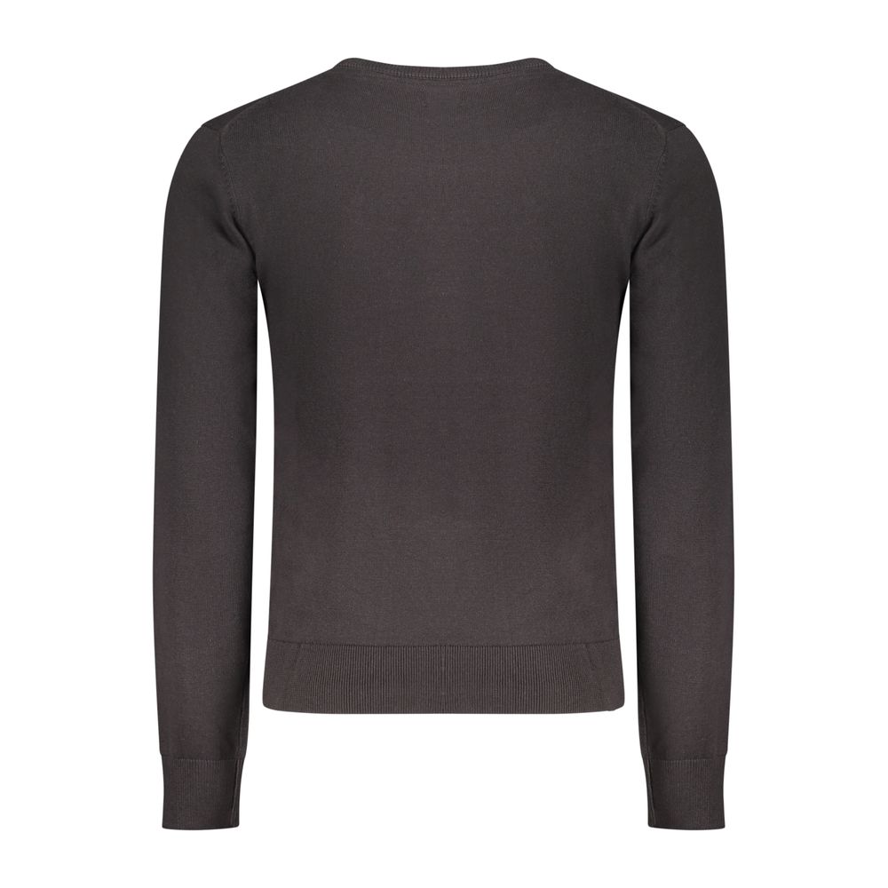 Sweatshirt by U.S. Grand Polo for men in cotton black features an enviable silhouette, showcasing a premium and refined crew neckline for a truly enviable finish.