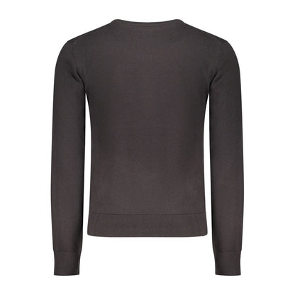 Sweatshirt by U.S. Grand Polo for men in cotton black features an enviable silhouette, showcasing a premium and refined crew neckline for a truly enviable finish.